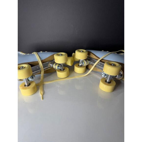NIB Impala Quad Roller Skates Sky Blue Yellow US 9 EU 40 - Picture 6 of 12